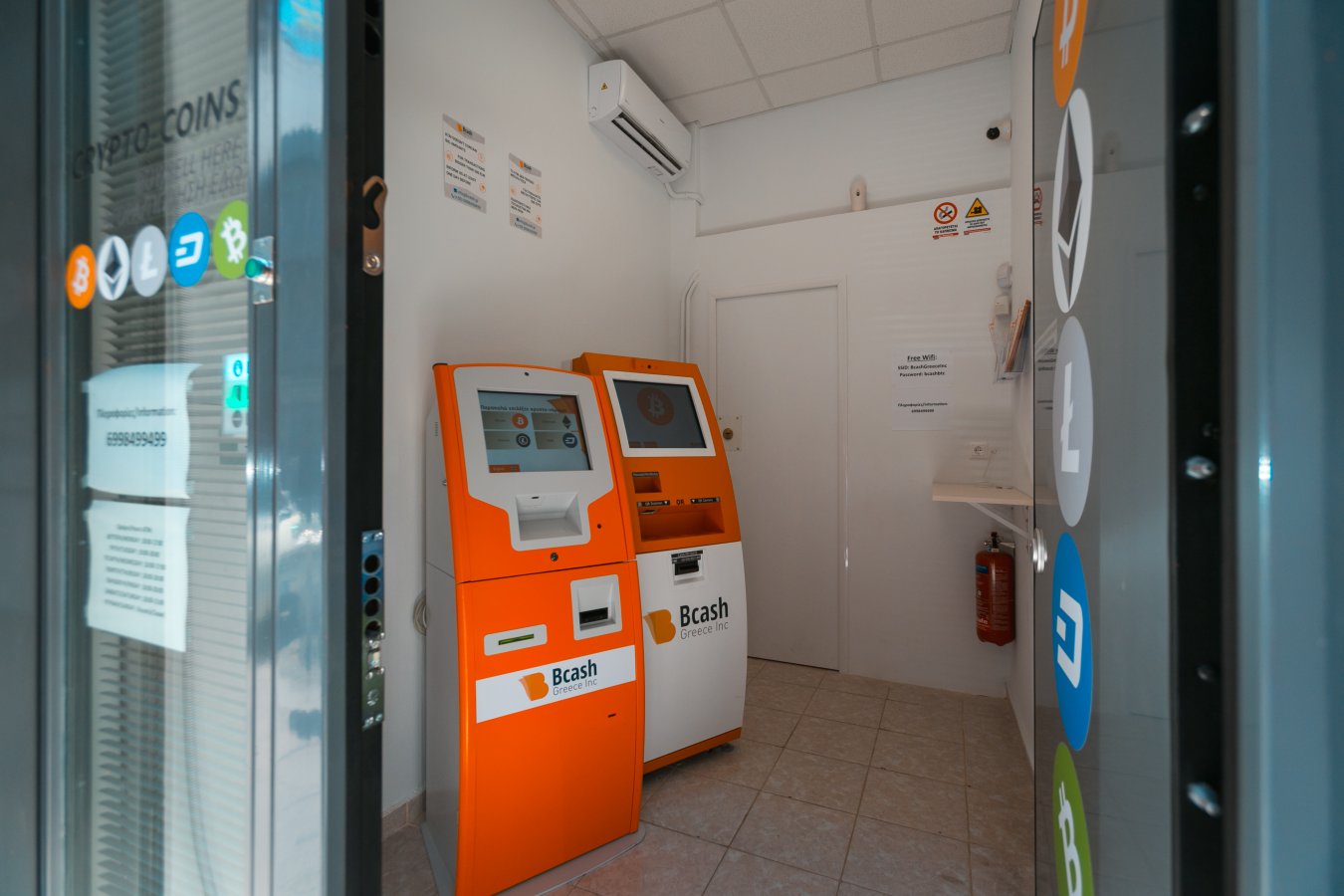 Bitcoin ATM Omega Featuring KYC Clients Onboarding Software